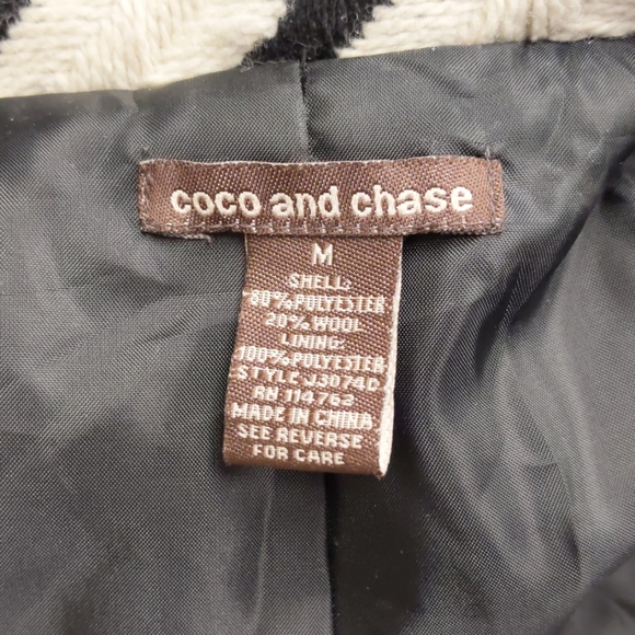 Coco and Chase houndstooth 1-buttonblazer-sz M - Picture 8 of 8